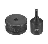 Almencla Outil de Perforation de Rechange, Montage Facile, Haute Résistance, Trous Ronds, Compact, Industriel, Lisse, électrique, Acier 40CR, 0.7 Cm