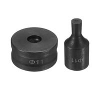 Almencla Outil de Perforation de Rechange, Montage Facile, Haute Résistance, Trous Ronds, Compact, Industriel, Lisse, électrique, Acier 40CR, 1.1 Cm