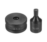 Almencla Outil de Perforation de Rechange, Montage Facile, Haute Résistance, Trous Ronds, Compact, Industriel, Lisse, électrique, Acier 40CR, 1cm