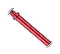 Almencla Outil de Réparation pour Axe de Moulinet de Pêche en Alliage D'aluminium, Bouton de Pêche, Pièce de Rechange pour Canne de 3 Cm de Long, Rouge