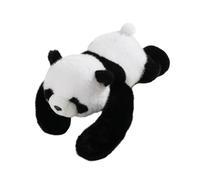 Almencla Peluche Animal Allongé Compagnon Jouet Enfant Peluche Douce Figure Dessin Animé Décoratif Toucher Confortable à Base de Tissu PP Adapté pour Chambre S, Panda