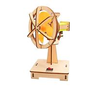 Almencla Petit Ventilateur En Bois à Monter Soi-même - Jouet éducatif - Kit de Montage - Expérience Physique - Ventilateur électrique pour Enfants et