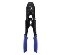Almencla Pince à Sertir Bornes Outil Sertissage Câble Sertisseuse pour Cosses Ouvertes en Acier Carbone Positions de Sertissage Multiples Marquées Prise en