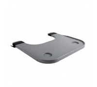 Almencla Plateau Repas Fauteuil Roulant Plateau Dîner Accessoire Mobilité Support Tasse Surface Antidérapante Installation Facile Adapté aux Soins Hospitaliers Vie Quotidienne, Gris