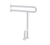 Almencla Poignee Murale pour WC Tube Interieur en Acier Inoxydable 60 Cm Revement Texturé pour une Prise en Main Securisée Supportant un Poids Maximal 200 Kg Pratique pour Espace, B