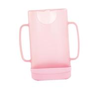 Almencla Porte-gourde Bébé Porte-pochette Alimentaire Support Boîte à Jus Résistant à La Pression En PP Facile à Saisir Convient pour Sortie Repas Poussette Vo, Rose