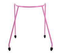 Almencla pour Enfants Roller Stable Accessoires de Formation en Acier avec Roues Silencieuses Support Réglable Portable Matériel d'apprentissage du P, Pink L