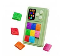 Almencla Puzzle Blocs Glisn Logique Éducatif, Jeu Blocs Électronique, Portable, Labyrinthe Électronique, pr, Vert