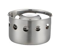 Almencla Réchaud à Alcool Portable Brûleur d'Alcool Léger et Compact Matériel de Cuisson Extérieur en Acier Inoxydable Adapté pour Randonnée Cuisine de Plein