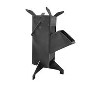 Almencla Réchaud de Camping Pliable Brûleur Portable Acier Robuste Compact Convient aux Sorties Barbecue Pêche Réunions Familiales