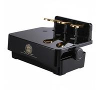 Almencla Rehausseur de Pédale pour Enfants Élévateur de Pédales Repose-Pieds Réglable Accessoire et Fer Conception Sécurisée Conçu pour Débutants Séances d'Étude à Domicile Pratique Musicale, Noir