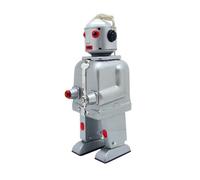 Almencla Robot Mécanique Rétro Vintage, pr Décoration Bar, Collectionneurs, Argenté