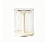 Almencla Rotating Display Case Organisateur Figurine Rotative Boîte Support Présentoir Transparent Empilable avec Système Rotatif pour Protection et Exposition Adapté à Fans Bureau , sans Couvercle