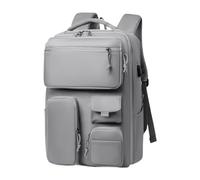 Almencla Sac à Dos de Randonnée, Sac à Dos pour Ordinateur Portable, Sac à Dos Décontracté, Sac à Dos Détachable Au Design Unisexe, Usage Urbain, Gris