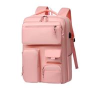 Almencla Sac à Dos de Randonnée, Sac à Dos pour Ordinateur Portable, Sac à Dos Décontracté, Sac à Dos Détachable Au Design Unisexe, Usage Urbain, Rose