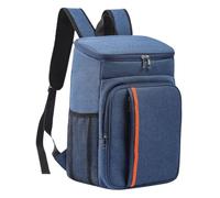 Almencla Sac à Dos Isotherme, Idéal Comme Sac à Déjeuner, Sac D'extérieur Léger et Imperméable, Sac de Pique-nique En Tissu Oxford Résistant, Bleu