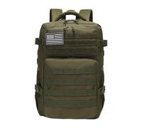 Almencla Sac à Dos Randonnée Sac Camping Sac Trekking Grand Volume Compartiment Ordinateur Portable Bretelles Ergonomiques Oxford Convient pour Camping, VERT