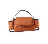 Almencla Sac à Langer avec Pochette de Rangement Facile à Installer, Léger et élégant, en Toile, pour Poussette et Jouets, Orange