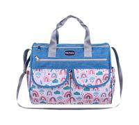 Almencla Sac de à Langer avec Compartiments Zippés pour de Nouveau- pour Une Utilisation En Extérieur, Blue S