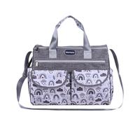 Almencla Sac de à Langer avec Compartiments Zippés pour de Nouveau- pour Une Utilisation En Extérieur, Gray L
