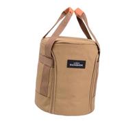 Almencla Sac de Rangement pour Réchaud, Pochette pour Réchaud de Camping, étui de Transport pour Chauffage de Table de Camping, Sac de Rangement en Polyester D, Kaki