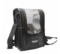 Almencla Sac Détachable Maquillage Transparent Pochette Nylon PVC Diviseurs Amovibles Compartiments Modulables Adapté Artistes Maquillage Coiffeurs Film Mariage, Bandoulière