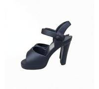 Almencla Sandales pour Poupée Accessoires Miniatures Hauts Chaussures Robustes Plastique Pratiques Conviennent Exposition Photographie Collection , Noir , 1/4 Sandales