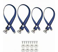 Almencla Sangle d'Appoint pour Échasses Plaquiste en Nylon Résistant Système Réglage Rapi Points Fixation Rivés pour Travaux Construction Finition Intérieure