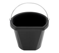 Almencla Seau à Aliments pour Chevaux avec Poignée, 18 L, Mangeoire en Caoutchouc pour Usage Extérieur, Ferme/Jardin