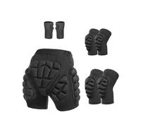 Almencla Short Rembourré de Protection pour Le Coccyx et Les Hanches, équipement de Protection pour Le Patinage, Coussinet D'impact P, V
