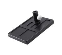 Almencla Socle pour étau de Montage de Mouches, Compatible avec Les Poignées de 10 Mm (0,39 Pouce), Base Pratique et Antidérapante