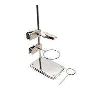 Almencla Support de Laboratoire En Acier Inoxydable, Support pour Instruments, Jouet Scientifique Pratique pour Développer La Motricité Fine, équipement