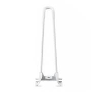 Almencla Support Pliable Table Monture Support Meuble Fer Mécanisme Pliable Patins Caoutchouc Installation Facile pour Aménagement Intérieur Extérieur Camping, Blanc, H72cm D7mm