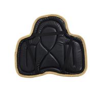 Almencla Tapis de Selle Amortisseur Western Coussin de Siège de Cheval Protection de Harnais Fixation par Sangles Élastiques Adapté pour L'Équitation de Loisir, Noir