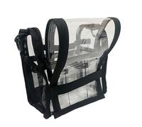 Almencla Trousse de Maquillage Transparente Grande Capacité avec Fermeture éclair, Idéale pour La Chambre à Coucher.
