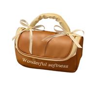 Almencla Trousse de pour Ongles, Trousse de Maquillage Légère et Multifonctionnelle en Cuir PU avec Fermeture éclair, Idéale pour Un Usage Personnel Ou, Brown S