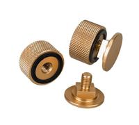 Almencla Welding Hood Fasteners Série Attaches Casque Vis Casque Rondelle Silicone Accessoires Fixation Casque Métal Attache Résistante Usage, or