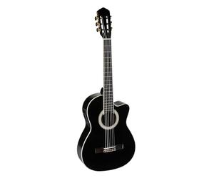 Almeria CC 36 EQ Classic BK Black - Guitare Classique 4/4