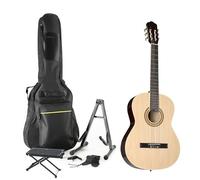 Almeria Konzertgitarren Set 1 Natural - Guitare Classique et Accessoires-Set