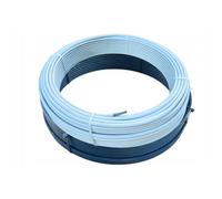 AlMgSi Fil d'aluminium de 8 mm avec gaine en plastique HFFR souple Protection contre la foudre au mètre (40)