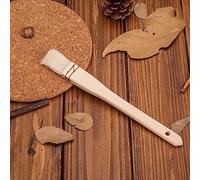 Alminionary 1 pinceau à pâtisserie de 2,5 cm de large avec poils de sanglier et poignées en bois dur laqué, pour barbecue, sauce, badigeon, pâtisserie, marinade