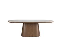 Table de repas 200x90 en bois marron Almira