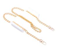 ALMLEU Bandouliere Pour Ssac Chaîne de sac à main, plat avec boucles en métal, sangle for bricolage, portefeuille, épaule, bandoulière(NK Chain,60cm)