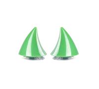 ALMLEU Décoration de Casque Corne 2 pièces coloré Casque de Moto Cornes du Diable décor Universel vélo Voiture Style décoration Autocollants(Color 11)