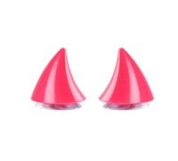 ALMLEU Décoration de Casque Corne 2 pièces coloré Casque de Moto Cornes du Diable décor Universel vélo Voiture Style décoration Autocollants(Color 8)