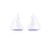 ALMLEU Décoration de Casque Corne 2 pièces coloré Casque de Moto Cornes du Diable décor Universel vélo Voiture Style décoration Autocollants(Color 10)