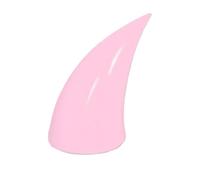ALMLEU Décoration de Casque Corne Autocollants de décoration for Casque Moto, Cornes du Diable, vélo électrique, Style Voiture, pièces Longues et Courtes, Accessoires, Outils(2pc Long Pink)