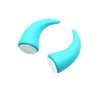 ALMLEU Décoration de Casque Corne Décoration de Tableau Bord Automobile, pâte Corne Vache, véhicule Diable, Casque Moto(Sky Blue)