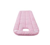 ALMLEU Matelas Table De Massage avec Trou De Respiration Matelas pour Salon de beauté, Coussin épais, Tapis Massage pour Chambre d'hôpital avec Trou(Round Pink,80x185cm)
