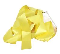 ALMLEU Ruban Danse Rubans de Soie Danse, Ruban Arc-en-Ciel Rythmique Gymnastique Orientale avec bâtons